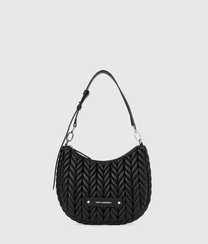 K/Weave küçük hobo çanta