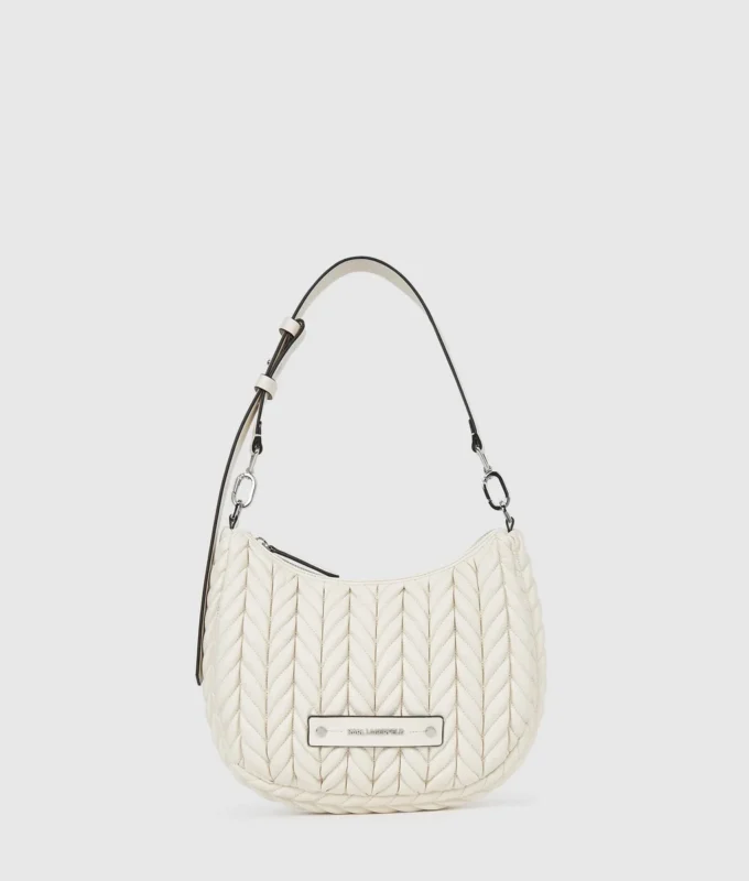 K/Weave küçük hobo çanta