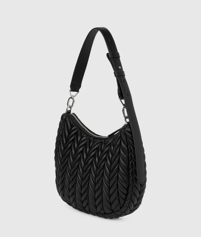 K/Weave küçük hobo çanta