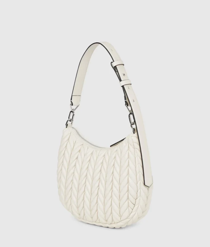 K/Weave küçük hobo çanta