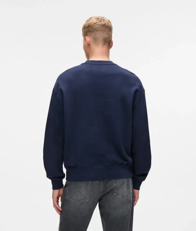 Kabartmalı Monogram sweatshirt Kabartmalı Monogram sweatshirt