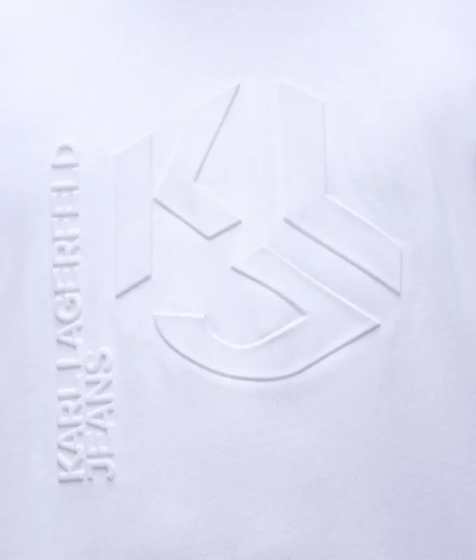 Kabartmalı Monogram Tişört Kabartmalı Monogram Tişört