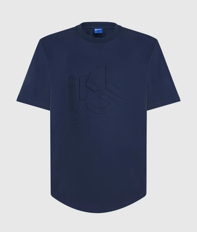 Kabartmalı Monogram Tişört Kabartmalı Monogram Tişört