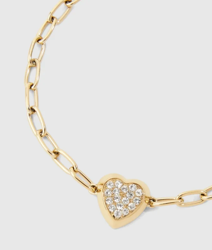 Kalp charm bilezik Kalp charm bilezik