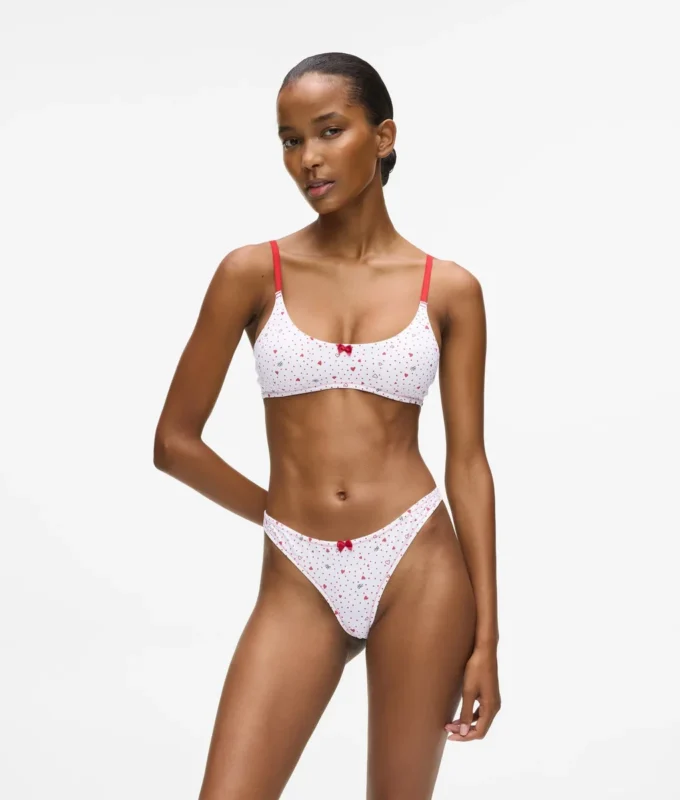 Kalp desenli bralette Kalp desenli bralette