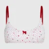 Kalp desenli bralette Kalp desenli bralette