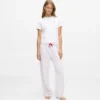 Kalp desenli pijama takımı