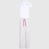 Kalp desenli pijama takımı