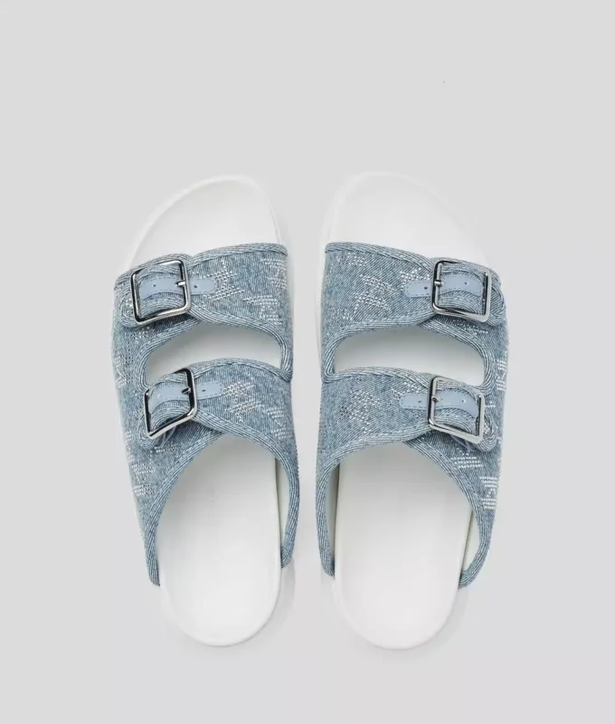 KAPRI DENIM RHINESTONE SANDALET KAPRI DENIM RHINESTONE SANDALET