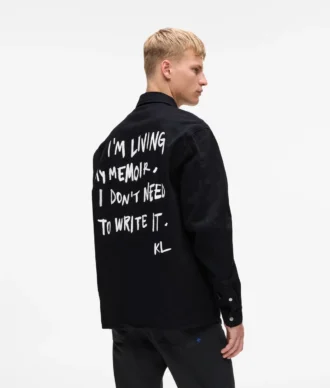 Karl alıntı overshirt