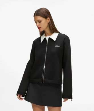 Karl DNA fermuarlı sweatshirt