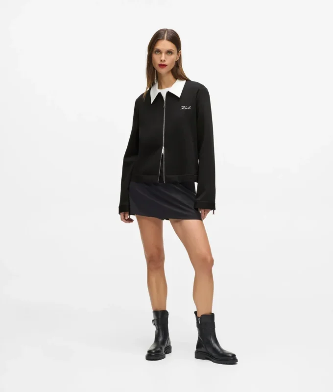Karl DNA fermuarlı sweatshirt Karl DNA fermuarlı sweatshirt