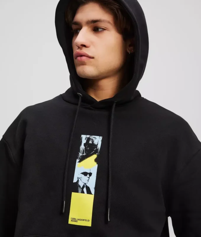 KARL PRINT HOODIE KARL PRINT HOODIE