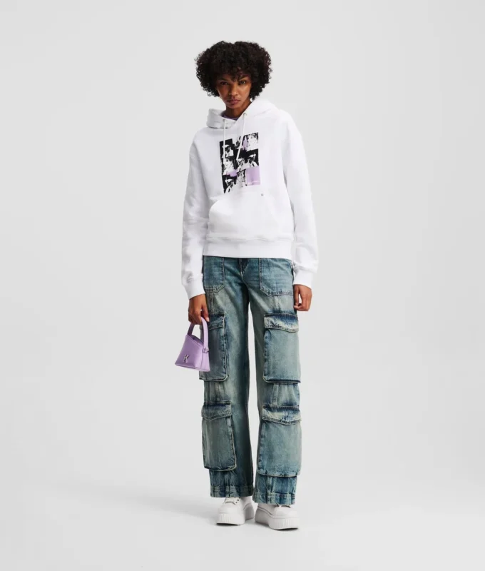 KARL PRINT HOODIE KARL PRINT HOODIE