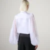 KARL STUDIO İPEK KOLLU GÖMLEK KARL STUDIO İPEK KOLLU GÖMLEK