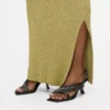 Karmel saçaklı topuklu slingback ayakkabı Karmel saçaklı topuklu slingback ayakkabı