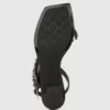 Karmel saçaklı topuklu slingback ayakkabı Karmel saçaklı topuklu slingback ayakkabı