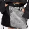 İki tonlu denim mini etek İki tonlu denim mini etek