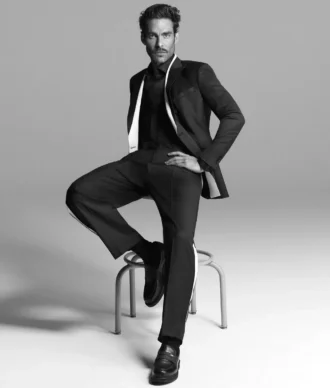 KL Studio kontrast biyeli blazer KL Studio kontrast biyeli blazer