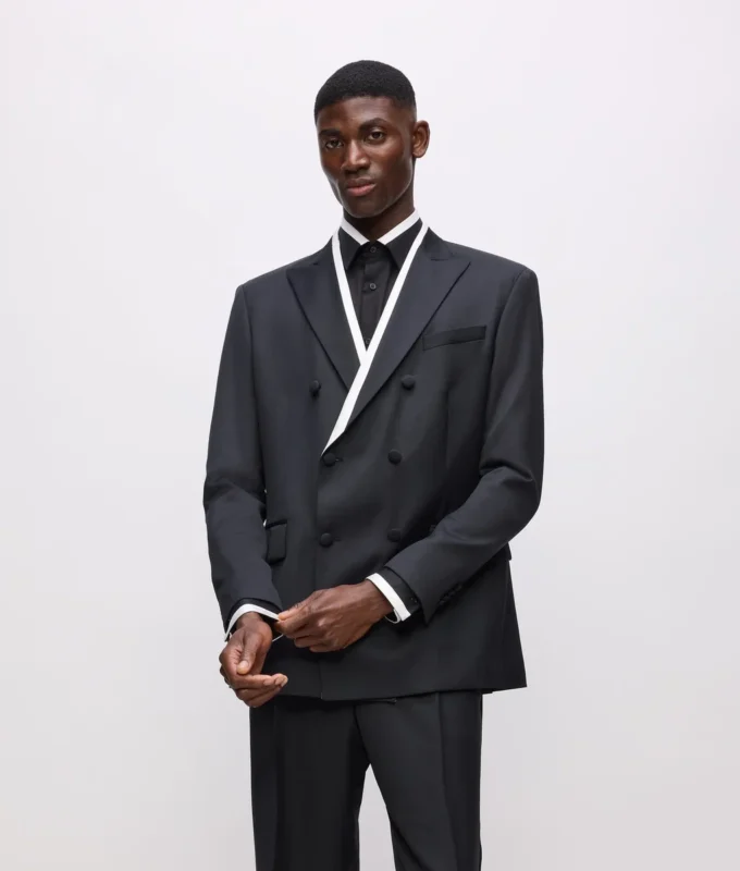 KL Studio kontrast biyeli blazer KL Studio kontrast biyeli blazer