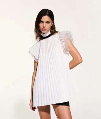 KL STUDIO PLEATED BLOUSE KL STUDIO PLEATED BLOUSE