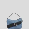 KLJ BOX LOGO KAPLAMALI MİNİ HOBO ÇANTA KLJ BOX LOGO KAPLAMALI MİNİ HOBO ÇANTA
