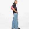 KLJ BOX LOGO YUMUŞAK YARIM AY OMUZ ÇANTASI KLJ BOX LOGO YUMUŞAK YARIM AY OMUZ ÇANTASI