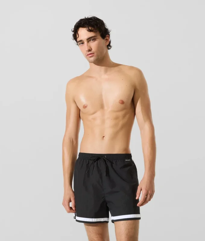 Kontrast biyeli boardshort Kontrast biyeli boardshort