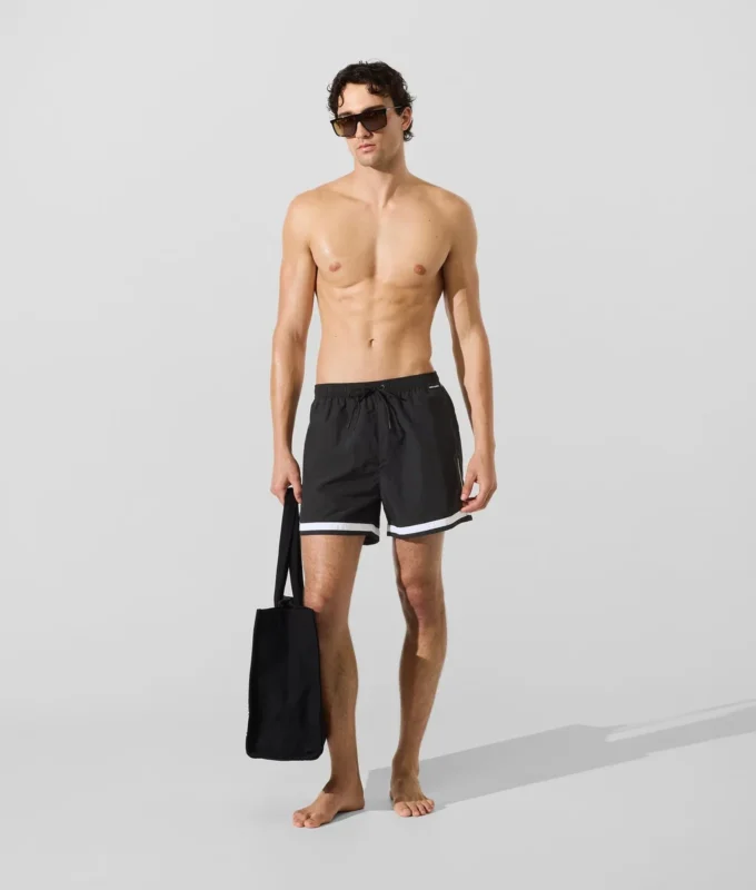 Kontrast biyeli boardshort Kontrast biyeli boardshort