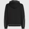 Kontrast dikişli kapüşonlu sweatshirt Kontrast dikişli kapüşonlu sweatshirt