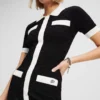 KONTRAST PİPING POLO ELBİSE KONTRAST PİPING POLO ELBİSE