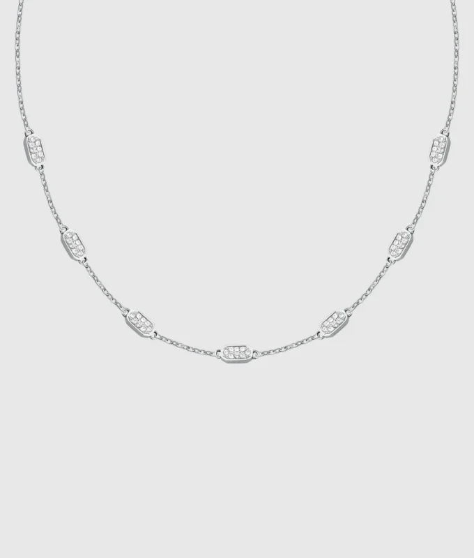 Kristal bağlantılı kolye Kristal bağlantılı kolye