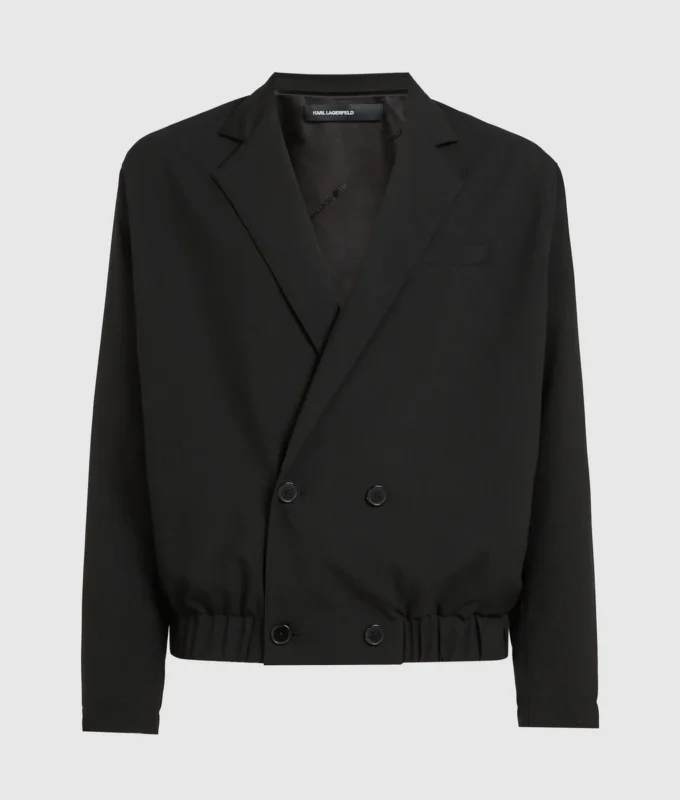 Kısa çift düğmeli blazer Kısa çift düğmeli blazer