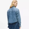 Kutu kesim denim gömlek Kutu kesim denim gömlek