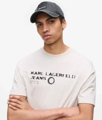 Kutu logolu denim şapka
