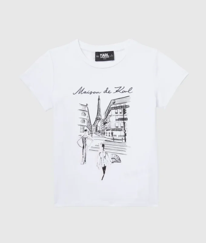 Kızlar için Maison de Karl T-shirt Kızlar için Maison de Karl T-shirt