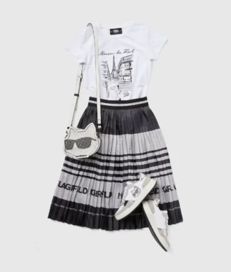 Kızlar için Maison de Karl T-shirt