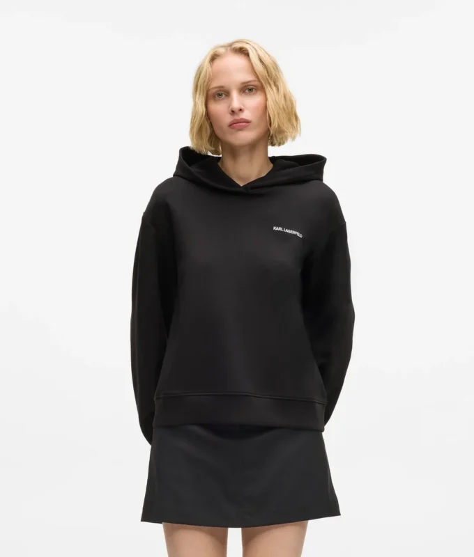 Logo bantlı kapüşonlu sweatshirt Logo bantlı kapüşonlu sweatshirt