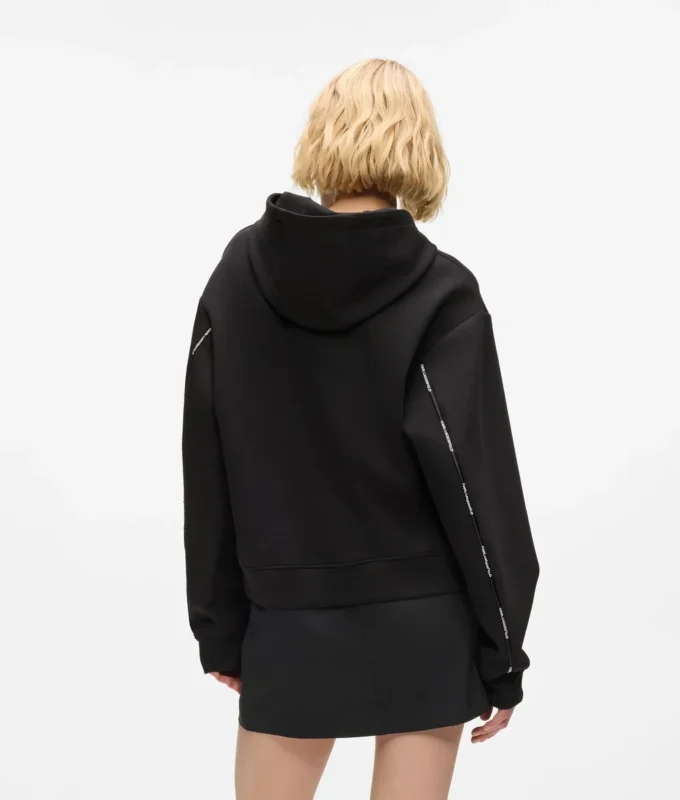 Logo bantlı kapüşonlu sweatshirt Logo bantlı kapüşonlu sweatshirt