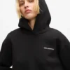 Logo bantlı kapüşonlu sweatshirt Logo bantlı kapüşonlu sweatshirt