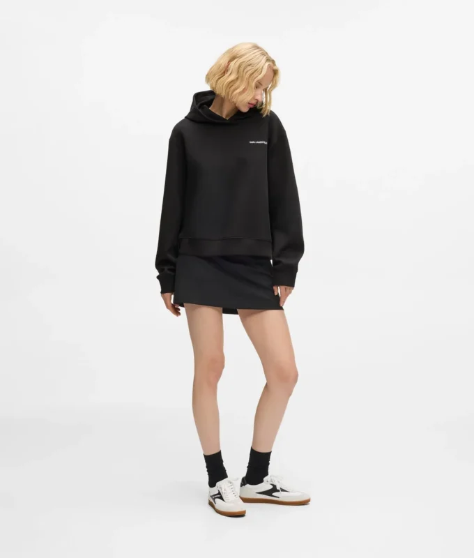 Logo bantlı kapüşonlu sweatshirt Logo bantlı kapüşonlu sweatshirt