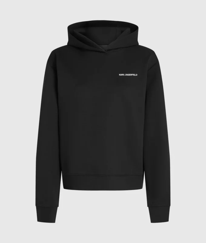 Logo bantlı kapüşonlu sweatshirt Logo bantlı kapüşonlu sweatshirt