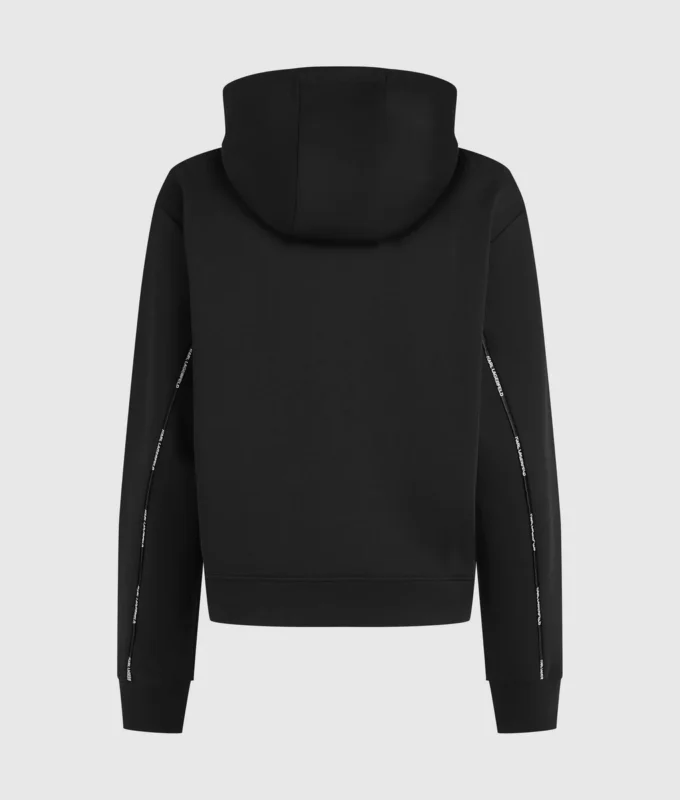 Logo bantlı kapüşonlu sweatshirt Logo bantlı kapüşonlu sweatshirt