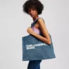 LOGO DENIM ALIŞVERİŞ ÇANTASI LOGO DENIM ALIŞVERİŞ ÇANTASI