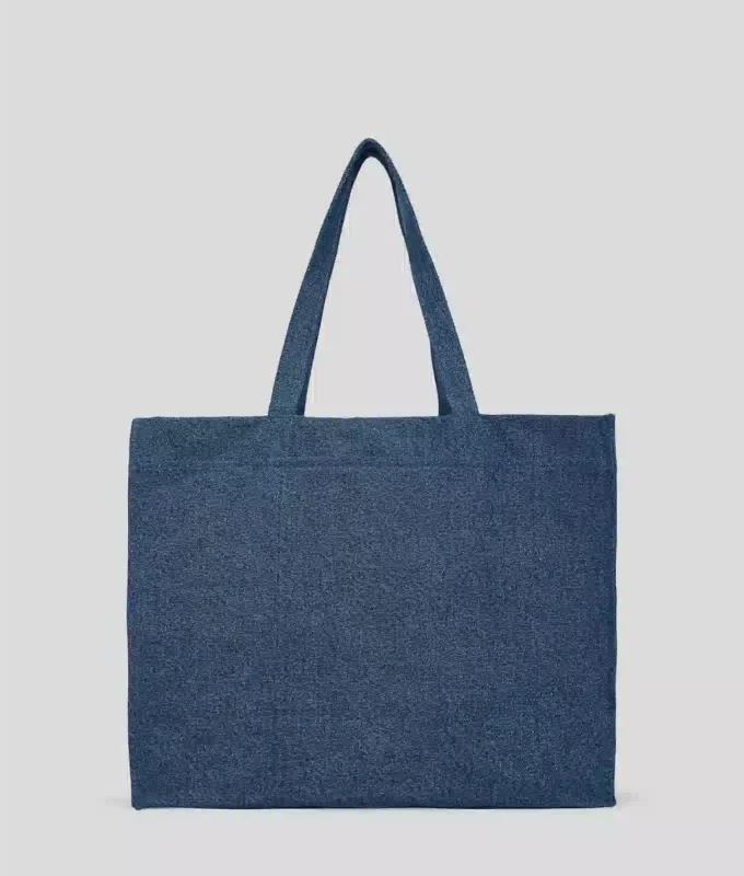 LOGO DENIM ALIŞVERİŞ ÇANTASI LOGO DENIM ALIŞVERİŞ ÇANTASI
