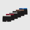 Logo etiketli elastik şort – 7’li paket Logo etiketli elastik şort – 7’li paket