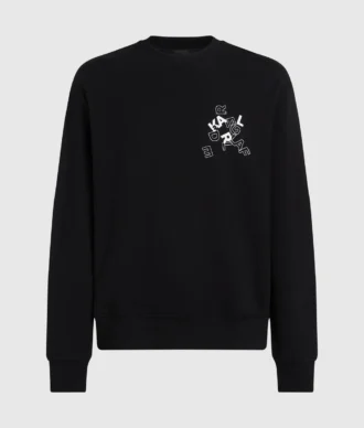 Logo harfli sweatshirt