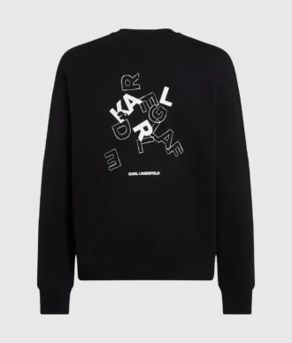 Logo harfli sweatshirt