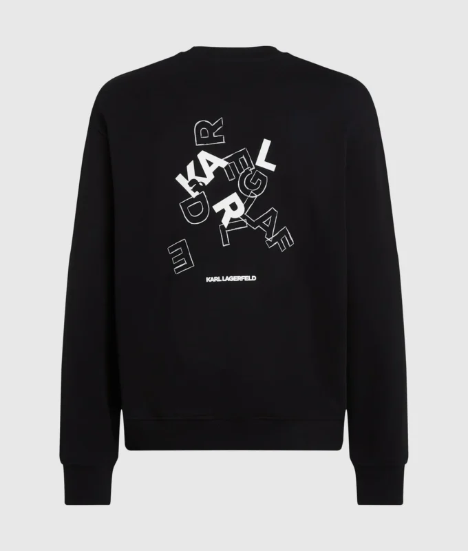 Logo harfli sweatshirt Logo harfli sweatshirt