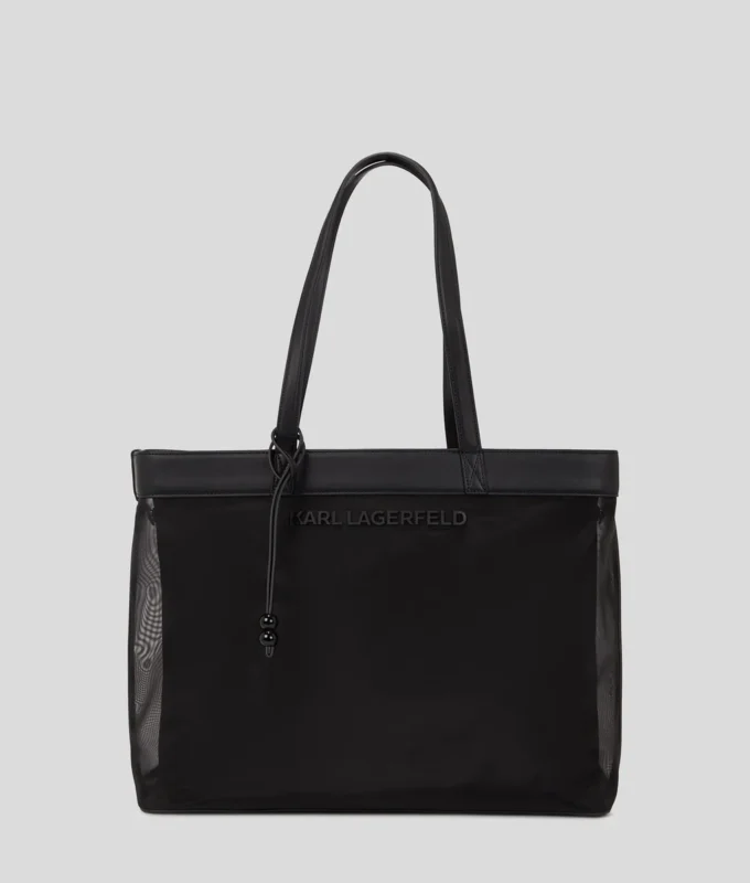 LOGO MESH BEACH TOTE ÇANTA LOGO MESH BEACH TOTE ÇANTA